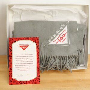 Community Coffee "Celebrating 100 Years" 60" x 52" Throw Blanket - New in box